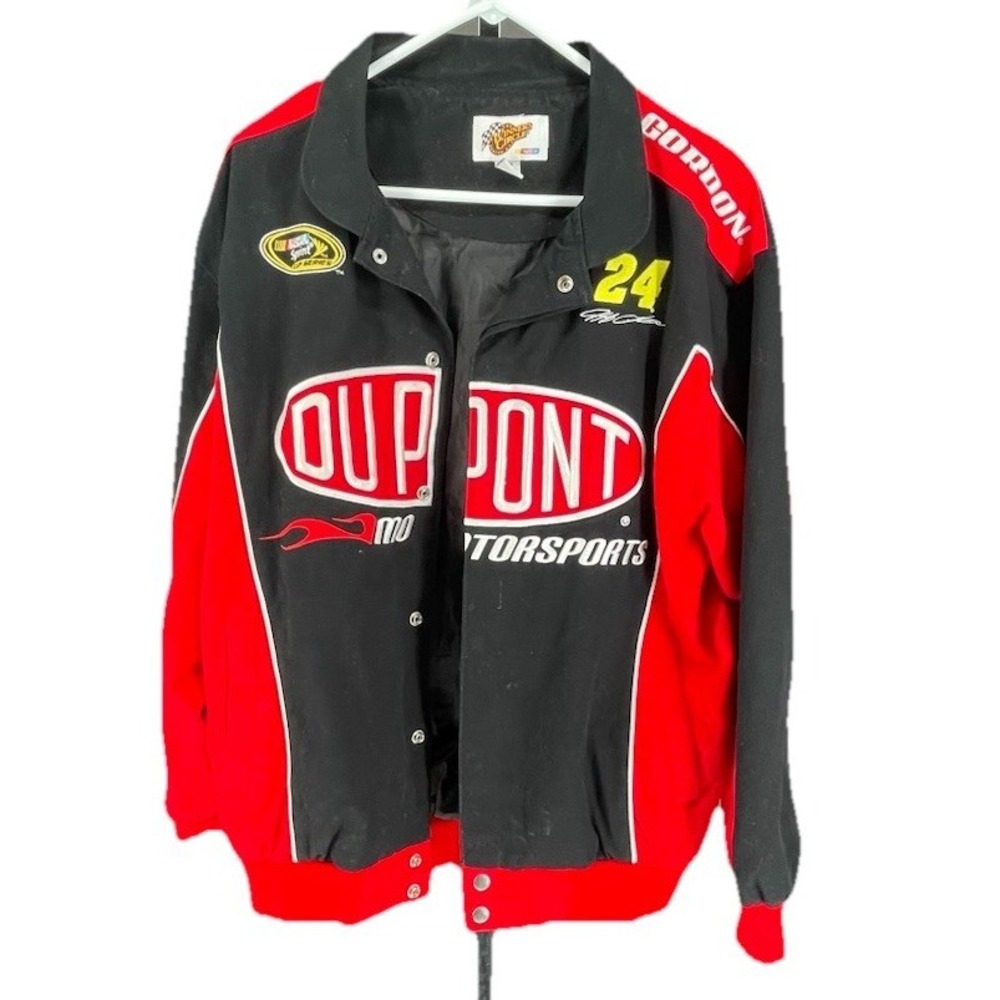 Vintage Winners Circle Jeff Gordon Dupont Motorsports Nascar Jacket Men's Medium